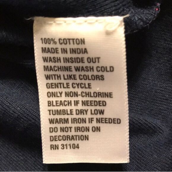 Kim Rogers Large Cotton Top Blue and Pink NWT - Picture 4 of 4